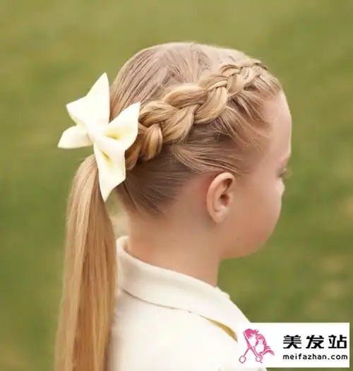 小女孩时尚编发大全 儿童舞台表演扎发图片_儿童发型 - 美发站