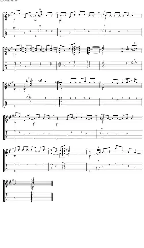 惠化洞指弹吉他谱请回答1998主题曲吉他指弹演示